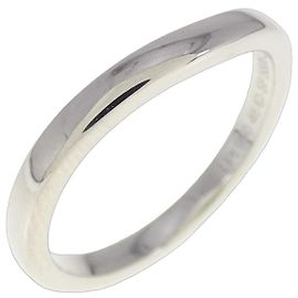 Cartier Ballerina Platinum Ring Size 6 Silvery