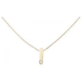 Autre Marque Collana con Diamanti Au750 D'oro