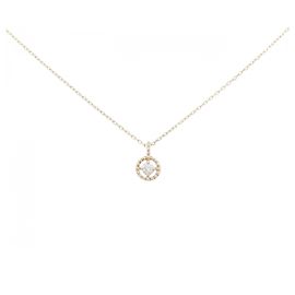 Autre Marque Collana in oro giallo K10 e diamanti Ponte Vecchio D'oro
