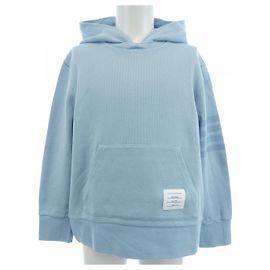 Moletom com capuz de algodão Thom Browne Azul