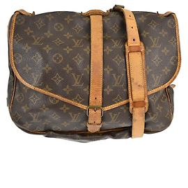 Louis Vuitton Saumur Monogram Canvas 35 Brown