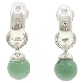 Brincos de relógio de quartzo Tiffany & Co. Prata