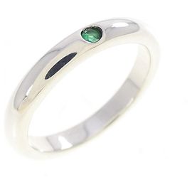 Tiffany & Co Tiffany Silberner Ring mit Smaragd Silber