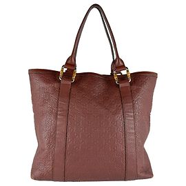 Sac cabas Gucci en cuir marron Marron
