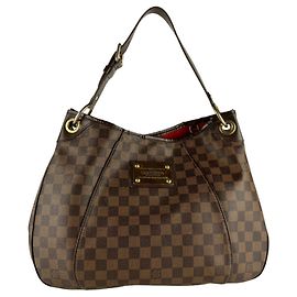 Bolsa de Ombro Louis Vuitton Damier Galliera PM Damier ebene