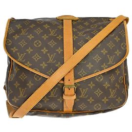 Louis Vuitton Saumur Monogram Canvas 35 Marrom