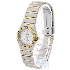 Reloj Omega Constellation Quartz de acero inoxidable y oro amarillo 22 Otro