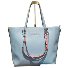 Ermanno Scervino Bolsa tote azul claro Rosa Azul
