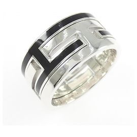 Hermès Move H Ring Silber Andere
