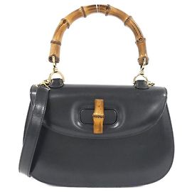 Gucci Leather Handbag Black