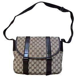 Borsa a Tracolla Gucci GG Supreme Beige Cammello
