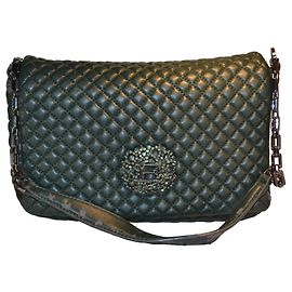 Ermanno Scervino Bolsa de ombro acolchoada em verde Verde escuro