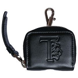 Tod's black leather wallet Black