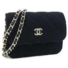 Borsa a tracolla mini matelassé Chanel Nero