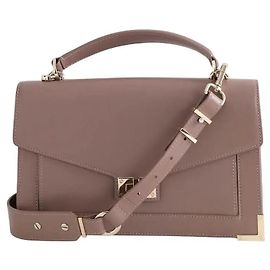Borsa a tracolla in pelle beige The Kooples Beige