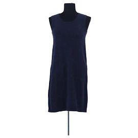 Gerard Darel Robe en cachemire bleue marine Bleu Marine