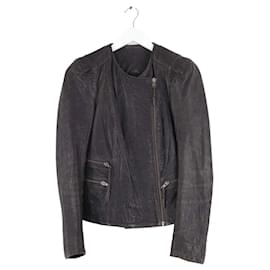Maje Black Leather Jacket Black