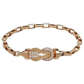 Bracciale Fred Chance Infinie Diamond Large D'oro