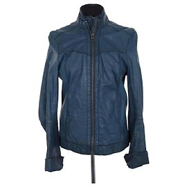 Zadig & Voltaire Lederjacke grün Größe M Grün