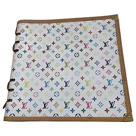 Louis Vuitton Monogram Multicolore Agenda GM Organizer White Multiple colors Monogram
