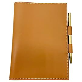 Hermès Agenda in pelle tan Hermes Cammello
