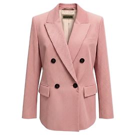 Blazer Peserico de pana rosa de doble botonadura Rosa