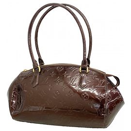 Borsa Louis Vuitton Vernis Sherwood PM Bordò