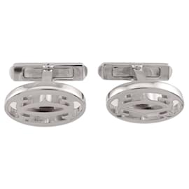Cartier Double C Cufflinks in Silver Silvery