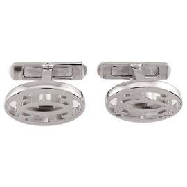 Gemelos Double C da Cartier em prata Prata