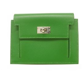Hermès Portafoglio/Monetier Kelly Pocket Compact Madame in bambù Hermes Altro
