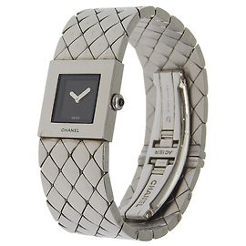 Chanel Matelasse Quartz Watch Stainless Steel 19 Other