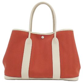 Hermès Hermes Garden Party Handbag Red