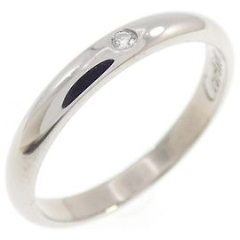 Cartier Platinum 950 Diamond Band Ring Other
