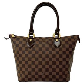 Sac à main Louis Vuitton Saleya PM Damier Pattern Marron