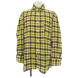 Camicia Junya Watanabe MAN WF-B023 Rosso Beige Cachi Giallo
