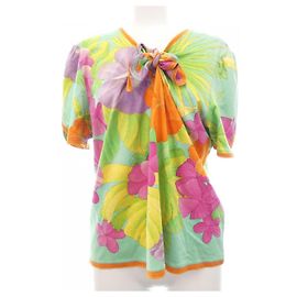 LEONARD FASHION Top Green Orange