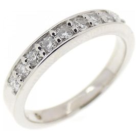 Autre Marque PT900 Platinum Diamond Ring Silvery