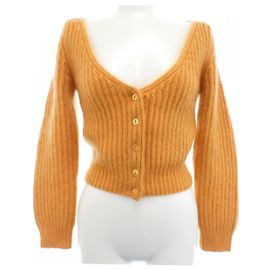 Céline Celine Wollstrickjacke Orange