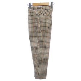 Mackintosh Check Pants Beige