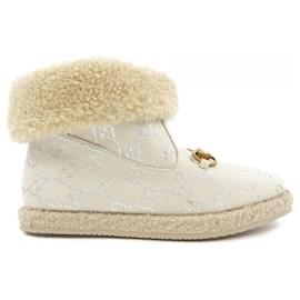 Botas de shearling Gucci Branco