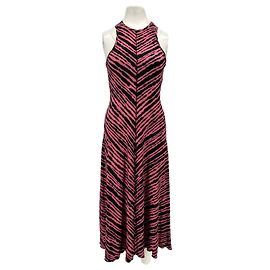 Robe rose et noire Proenza Schouler Rose