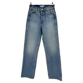 Vaqueros Re/Done de algodón azul Talla 24 Azul