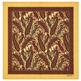 Ralph Lauren Sciarpa in seta con stampa paisley vintage Multicolore
