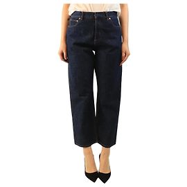 Dior Vaqueros de corte recto índigo - talla UK 14 Azul