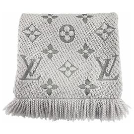 Sciarpa Louis Vuitton Logomania Monogram in lana e seta Altro