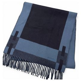 Hermès Sciarpa in cashmere Hermes blu navy Blu Blu navy