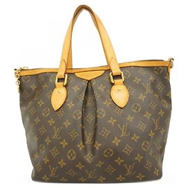 Borsa Louis Vuitton Monogram Palermo PM Marrone