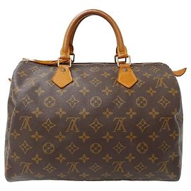 Louis Vuitton Monogram Canvas Speedy 30 Handtasche Braun