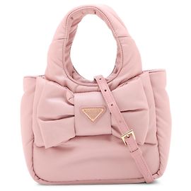 Borsa Prada Pink Tessuto Fiocco Bow Rosa