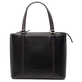 Burberry Black Leather Handbag Black